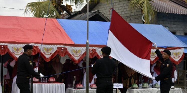 LDII Lamasi menggelar upacara bendera dalam rangka memperingati Hari Ulang Tahun (HUT) ke-80. Foto: LINES.