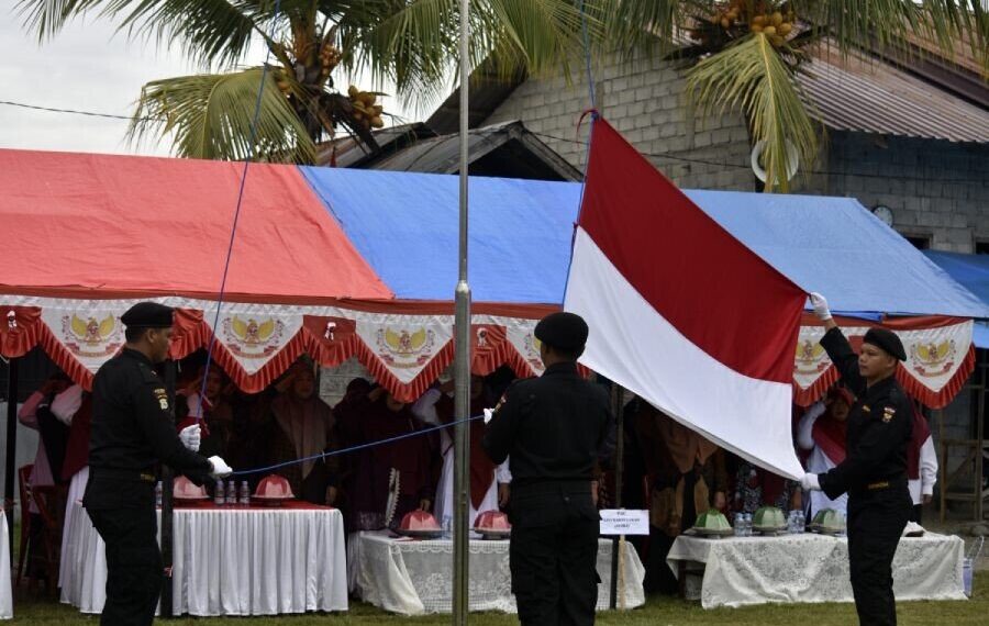 LDII Lamasi menggelar upacara bendera dalam rangka memperingati Hari Ulang Tahun (HUT) ke-80. Foto: LINES.