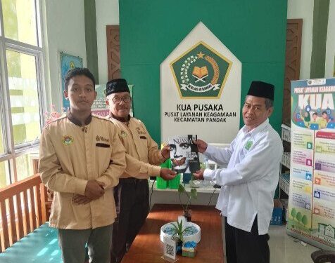 PC LDII Pandak beraudiensi ke Kantor Urusan Agama (KUA) pada Senin (28/7/2025). Foto: LINES
