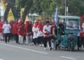2.000 Warga Ikuti Jalan Santai Ponpes Wali Barokah