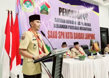 Ketua Kwarcab Lantik Pengurus Sako SPN Bandar Lampung Masa Bakti 2024-2029