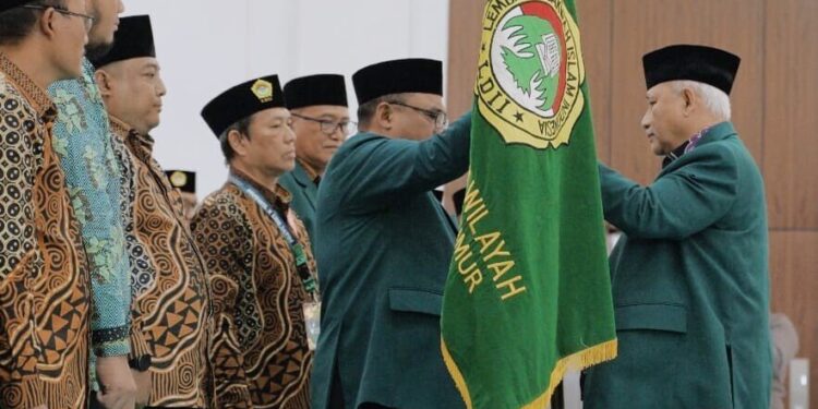 Moch. Amrodji Konawi kembali terpilih secara aklamasi sebagai Ketua DPW LDII Jatim periode 2025-2030. Foto: LINES.