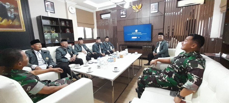 LDII Jakarta Selatan beraudiensi dengan Komando Distrik Militer (Kodim) 0504/Jakarta Selatan. Foto: LINES.