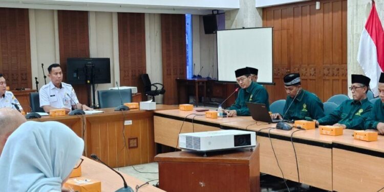 DPD LDII Kota Jakarta Utara beraudiensi dengan Pemerintah Kota (Pemkot) Jakarta Utara. Foto: LINES.