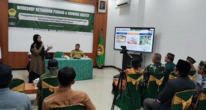 DPW LDII Papua menggelar Workshop Ketahanan Pangan dan Ekonomi Kreatif. Foto: LINES.