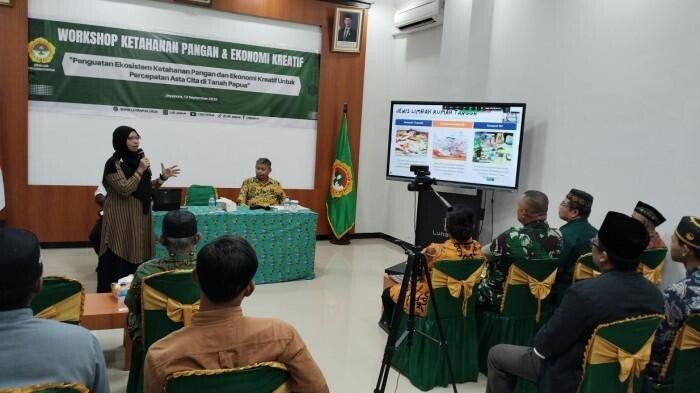 DPW LDII Papua menggelar Workshop Ketahanan Pangan dan Ekonomi Kreatif. Foto: LINES.