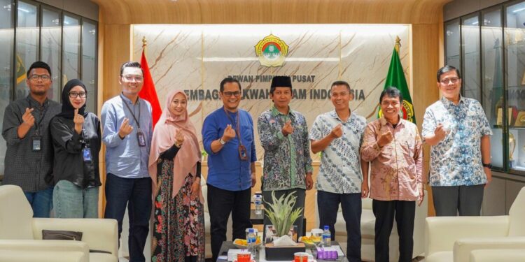DPP LDII menerima kunjungan Bank Tabungan Negara (BTN) Syariah di Kantor DPP LDII, Jakarta, pada Jum'at (23/9). Foto: LINES