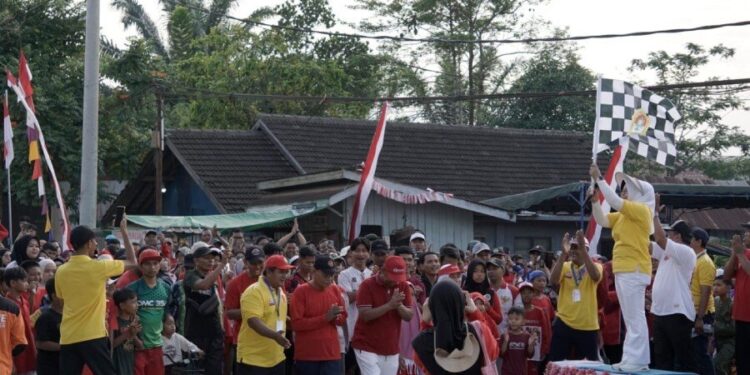 Meriahkan HUT RI ke 80, LDII Berau menggelar jalan sehat. Foto: LINES.