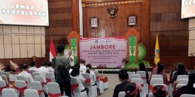 DPW LDII Bali menghadiri Jambore Kader Posyandu Bidang Kesehatan dan lomba penyuluhan. Foto: LINES.