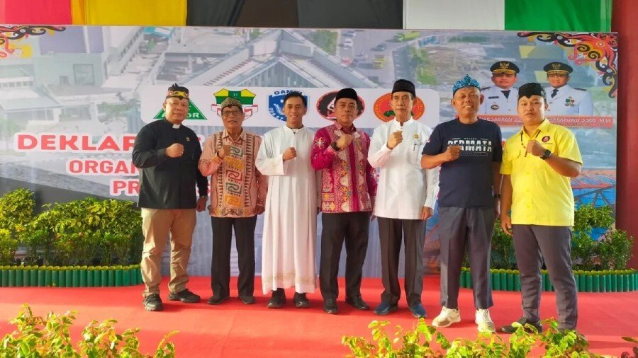 DPW LDII Kalimantan Tengah (Kalteng) menghadiri acara Deklarasi Damai Pemuda Lintas Iman. Foto: LINES.