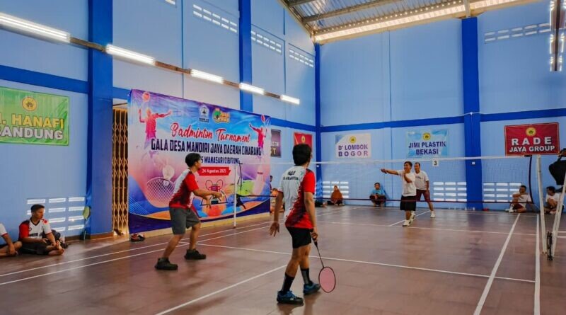 DPD LDII Kabupaten Bekasi menggelar Turnamen Bulutangkis untuk memeriahkan HUT RI ke-80. Foto: LINES.