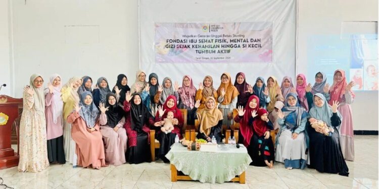 Biro Pemberdayaan Perempuan dan Kesejahteraan Keluarga (PPKK) DPD LDII Kabupaten Paser menggelar sosialisasi pencegahan stunting. Foto: LINES.