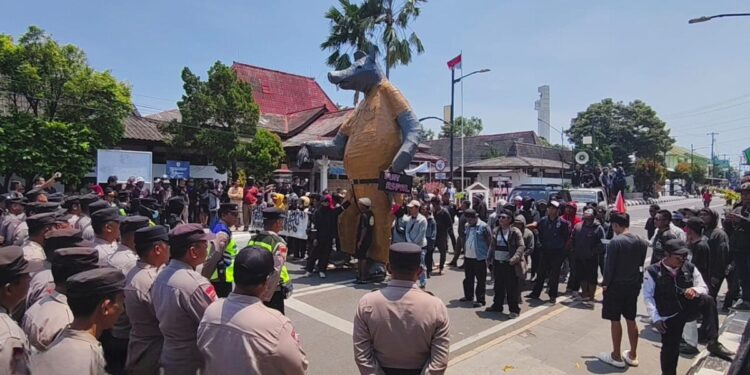 DPD LDII Kabupaten Pemalang menyampaikan apresiasi atas terselenggaranya penyampaian pendapat di muka umum yang berlangsung aman, tertib, dan damai. Foto: LINES.