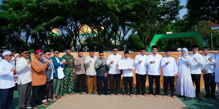 DPD LDII Kabupaten Bekasi berpartisipasi dalam Doa Bersama yang digelar Pemerintah Kabupaten (Pemkab) Bekasi, pada Senin (1/9). Foto: LINES
