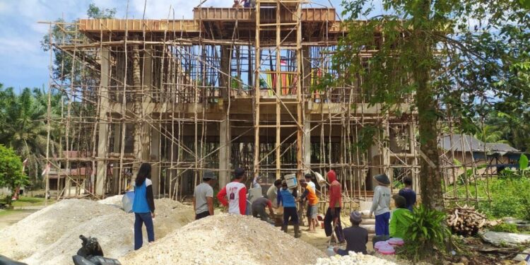 Warga PC LDII Desa Suka Damai, Kecamatan Tebing Tinggi, Kabupaten Tanjung Jabung Barat. Foto: LINES.