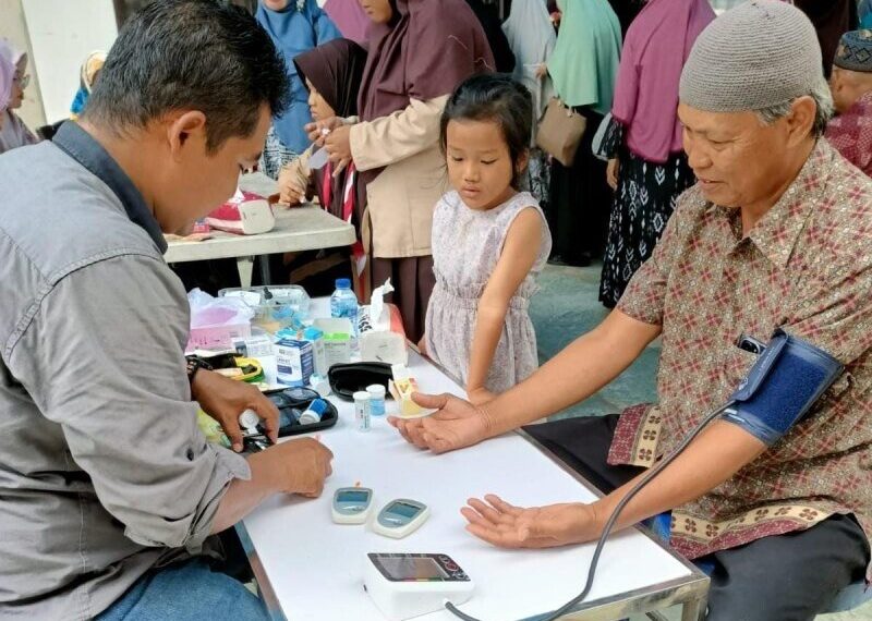 DPD LDII Kabupaten Kutai Timur (Kutim) menggelar pengajian khusus lanjut usia dan cek kesehatan gratis. Foto: LINES.