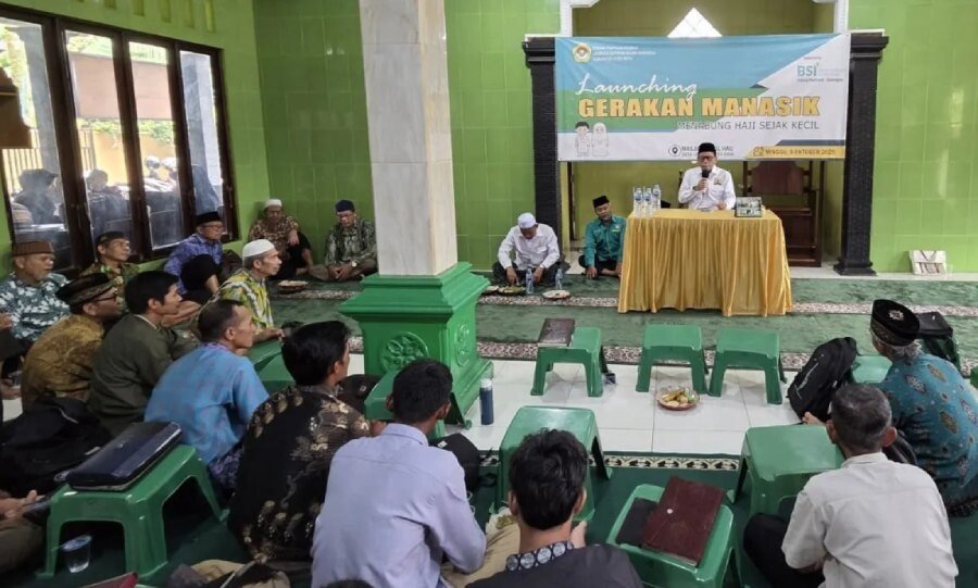Gerakan Manasik merupakan tindak lanjut kerja sama antara DPW LDII dan PT Bank Syariah Indonesia (BSI) TBK area Pontianak. Foto: LINES.