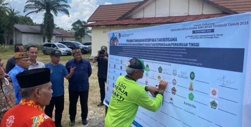 DPW LDII Kalimantan Tengah (Kalteng), hadir dalam acara Kemah Kerukunan Lintas Agama. Foto: LINES.