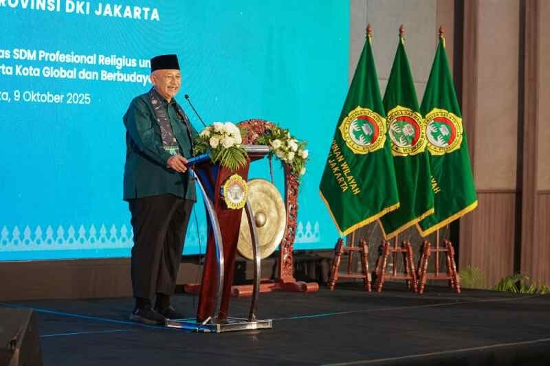 Ketum DPP LDII KH Chriswanto Santoso saat membuka Muswil X LDII Jakarta. Foto: LINES.