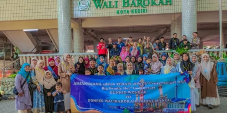 LDII Kapanewon Gedangsari, Gunungkidul, silaturahim ke Kota Kediri, pada Sabtu (11/10). Foto: LINES.