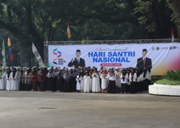 DPD LDII Kota Bandung Hadiri Apel Hari Santri Nasional 2025 di Plaza Balai Kota