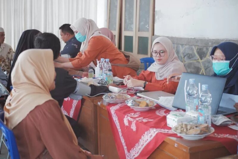 DPD LDII Kabupaten Bantul menggelar pengajian bertema “Gaya Hidup Sehat Islami” dan kegiatan Cek Kesehatan Gratis. Foto: LINES.