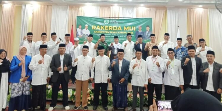 LDII Bone menghadiri Rakerda MUI Bone. Foto: LINES.