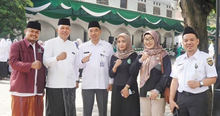 DPD LDII Kota Kediri menghadiri upacara peringatan Hari Santri Nasional. Foto: LINES.