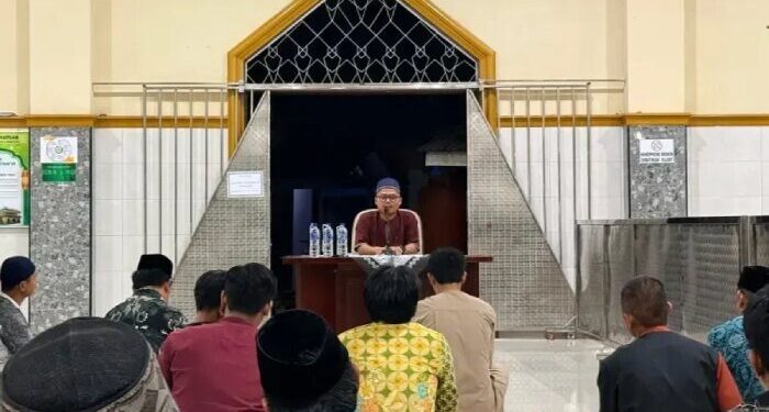PAC LDII Loktuan menghelat pengajian umum yang dihadiri Lurah Loktuan Supriyadi. Foto: LINES.