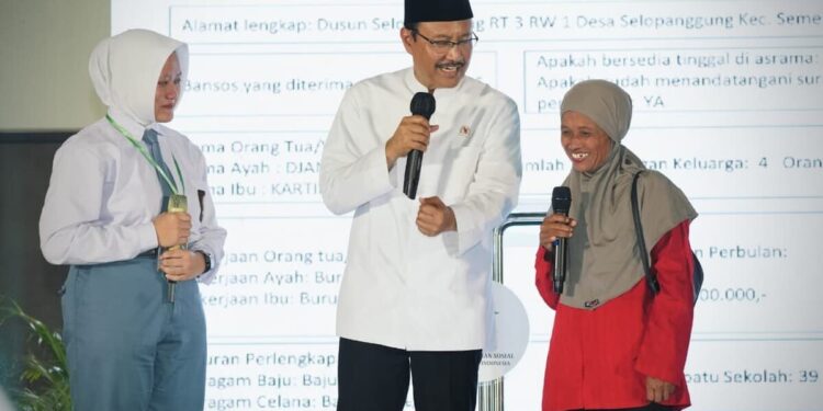 Dialog "Kesejahteraan Sosial dan Sekolah Rakyat" di Gedung Balai Pelatihan Kompetensi ASN Kabupaten Kediri yang juga dihadiri LDII Kediri. Foto: LINES.