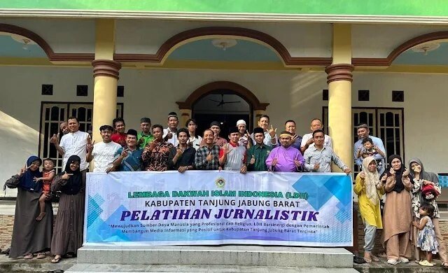DPD LDII Tanjung Jabung Barat (Tanjabbar) menghelat “Pelatihan Jurnalistik Tingkat Dasar”. Foto: LINES.