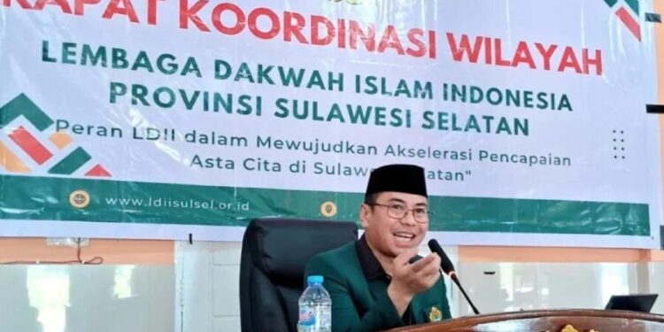 Rapat Koordinasi Wilayah (Rakorwil) di Masjid Baiturrahman, Kabupaten Takalar, Sulsel. Foto: LINES.