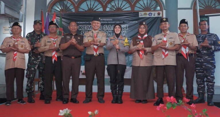 SAKODA SPN DIY menggelar Kemah Santri 2025 dalam rangka Hari Santri Nasional. Foto: LINES.