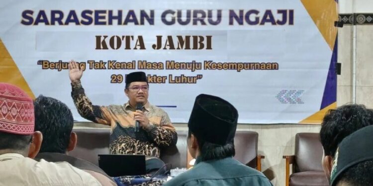 DPD LDII Kota Jambi menggelar “Sarasehan Guru Ngaji”, di Yayasan Al Barokah, Jambi. Foto: LINES.
