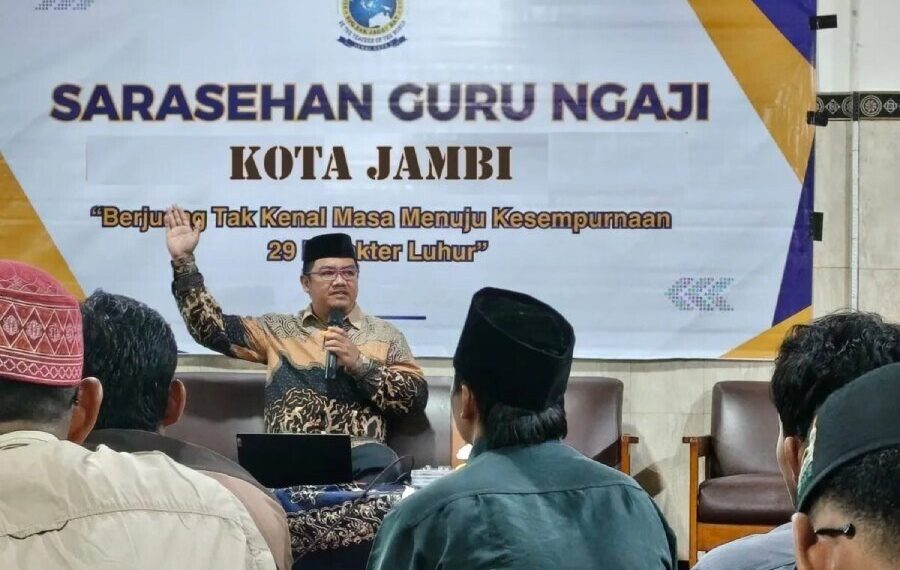 DPD LDII Kota Jambi menggelar “Sarasehan Guru Ngaji”, di Yayasan Al Barokah, Jambi. Foto: LINES.