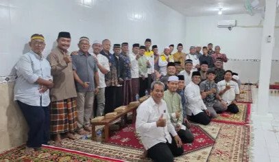Pengurus Dewan Masjid Indonesia (DMI) Kabupaten Badung bersama tokoh-tokoh muslim Kecamatan Kuta Utara silaturrahim ke DPD LDII Badung, Bali. Foto: LINES.