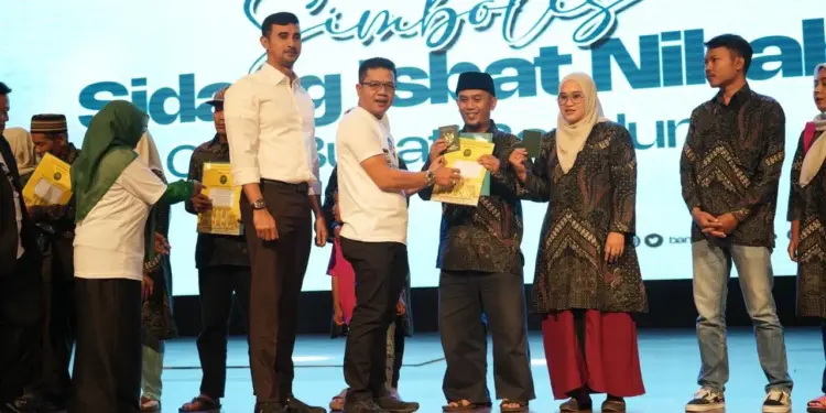 DPD LDII Kabupaten Bandung menghadiri galapremier film biopik “Bedas Manunggal Sajati” di Gedung Budaya Soreang (GBS), Bandung, Jawa Barat pada Selasa (28/10).  Foto: LINES