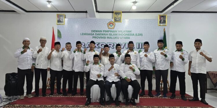 DPW LDII Provinsi Maluku Utara sukses menggelar Rapat Koordinasi Wilayah (Rakorwil) III yang berlangsung di Aula DPW LDII Maluku Utara. Foto: LINES