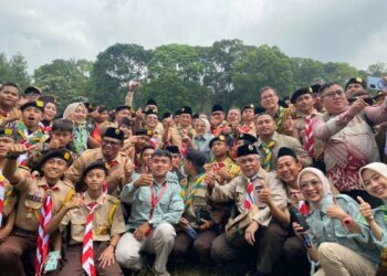 Sako Pramuka SPN Ikuti Kemah Bakti Harmoni Beragama IV Kemenag Jabar