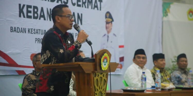 DPW LDII Banten menjadi tuan rumah pelaksanaan lomba cerdas cermat yang digelar Badan Kesatuan Bangsa dan Politik (Kesbangpol) Provinsi Banten di Gedung LDII Banten, Kamis (20/11). Foto: LINES
