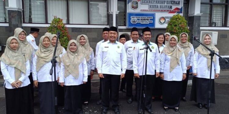 DPD LDII Kota Blitar mengapresiasi Kementerian Agama (Kemenag) Kota Blitar meluncurkan Mars Pesantren. Foto: LINES.