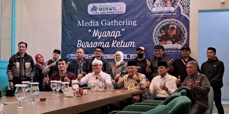 Media Gathering jelang pelaksanaan Musyawarah Wilayah (Muswil) LDII Jawa Barat, pada Jumat (14/11). Foto: LINES.