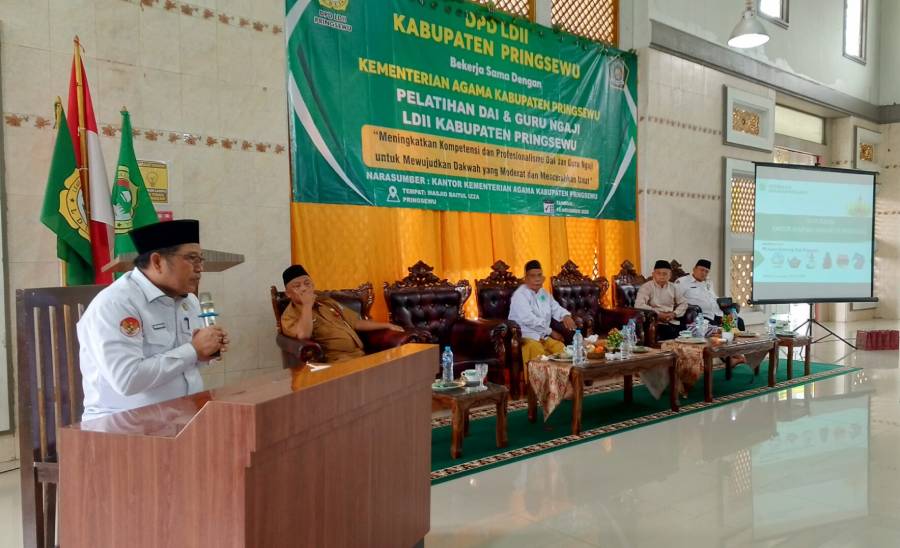 LDII dan Kemenag Pringsewu Gelar Pelatihan Dai dan Guru Ngaji. Foto: LINES.