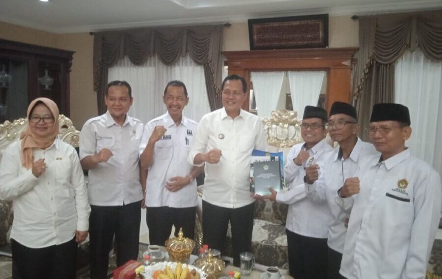 DPD LDII Muara Enim audiensi dengan Bupati Edison, di Rumah Dinas Bupati Muara Enim, Sumatera Selatan. Foto: LINES.