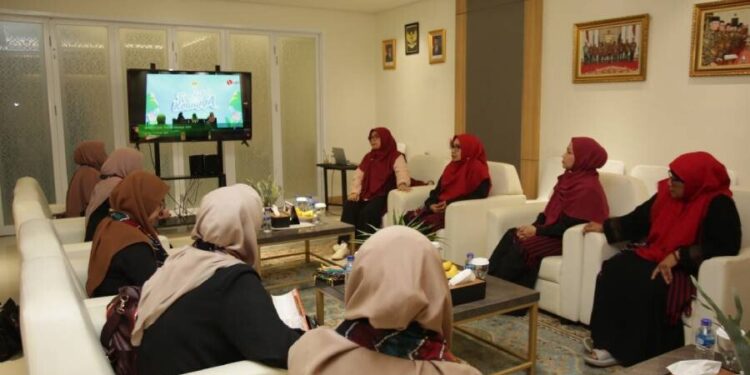 Biro PPKK LDII Kalsel bersilaturrahim dengan Departemen PPKK DPP LDII. Foto: LINES.