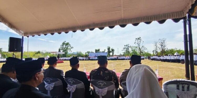 DPD LDII Kabupaten Wonogiri menghadiri Apel Hari Santri Nasional (HSN) 2025 yang digelar Kementerian Agama Kabupaten Wonogiri. Foto: LINES