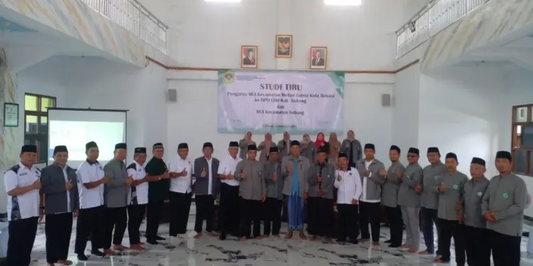 DPD LDII Kabupaten Subang menerima kunjungan silaturahim dan studi tiru dari Majelis Ulama Indonesia (MUI) Kecamatan Medan Satria, Kota Bekasi. Foto: LINES