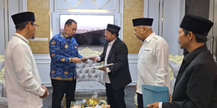 DPD LDII Kota Serang audiensi ke Wali Kota Serang untuk mempererat silaturrahim dengan Pemerintah Kota Serang. Foto: LINES.