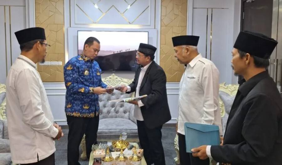 DPD LDII Kota Serang audiensi ke Wali Kota Serang untuk mempererat silaturrahim dengan Pemerintah Kota Serang. Foto: LINES.