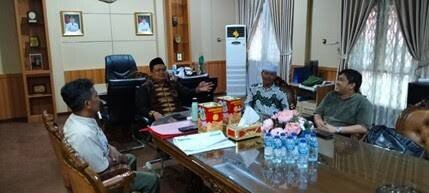 DPD LDII Bungo, audiensi dengan Wakil Bupati Bungo, Tri Wahyu Hidayat, pada Kamis (28/11), di kantor Wakil Bupati Bungo, Jambi. Foto: LINES.